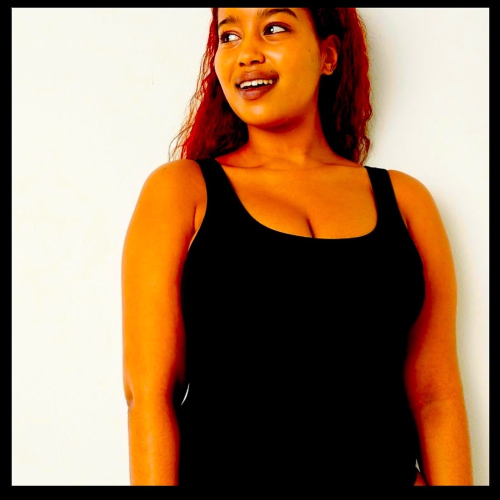 New with tags victoria secret PINK brand swim black one piece with low back.